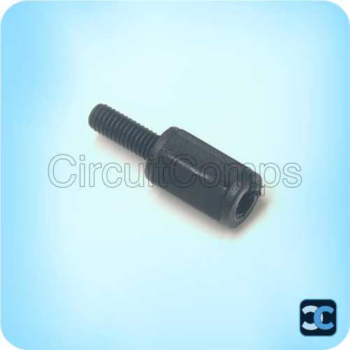 M3 x 10mm Nylon Hex Spacer Male Female PCB Standoff Black