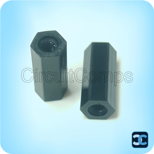 M3 12mm Hex Spacer Female to Female Thread PCB Standoff