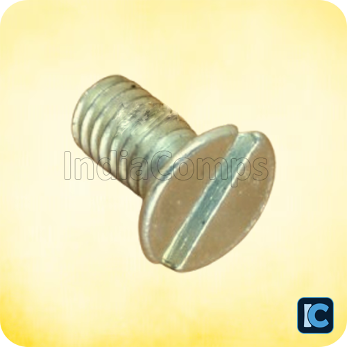 M3 x 6mm Counter Sunk (CSK) MS Slotted Minus Screw