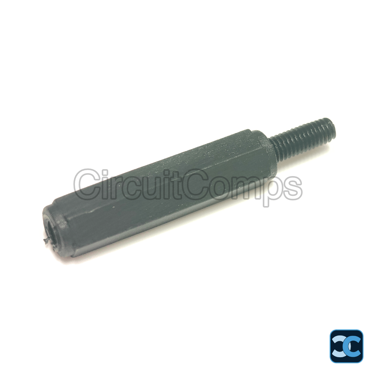 M3 x 25mm Plastic Nylon Hex Spacer Internal External Thread