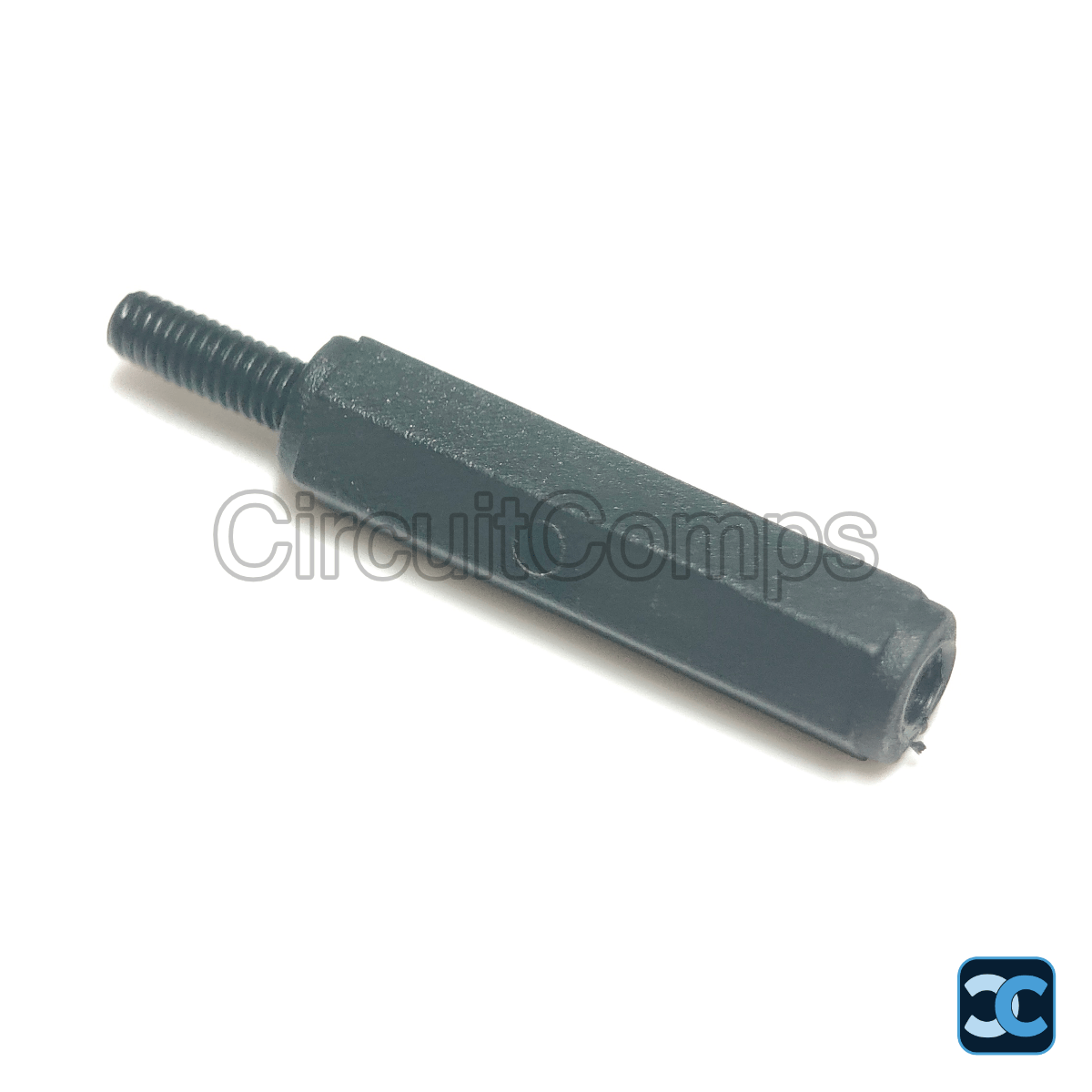 M3 x 25mm Plastic Nylon Hex Spacer Internal External Thread