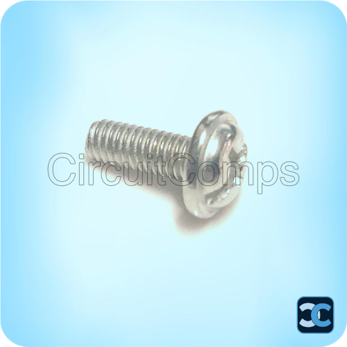 M3 x 8mm Flanged Combination Head Screw SS 304 Stainless Steel