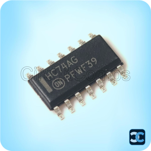 MC74HC74ADG Dual D-Type Flip-Flop IC SOIC-14 onsemi