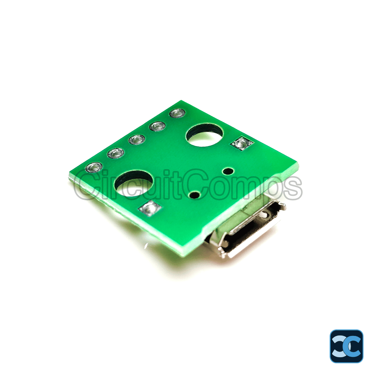 MCU Micro USB Female 5-Pin Breakout Board 5V Power Supply Module for Breadboard