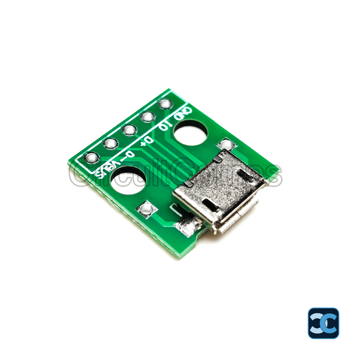 MCU Micro USB Female 5-Pin Breakout Board 5V Power Supply Module for Breadboard