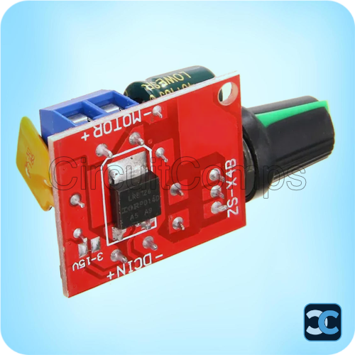 Mini 5A PWM DC Motor Speed Controller Module (3V–35V) – LED Dimmer Switch
