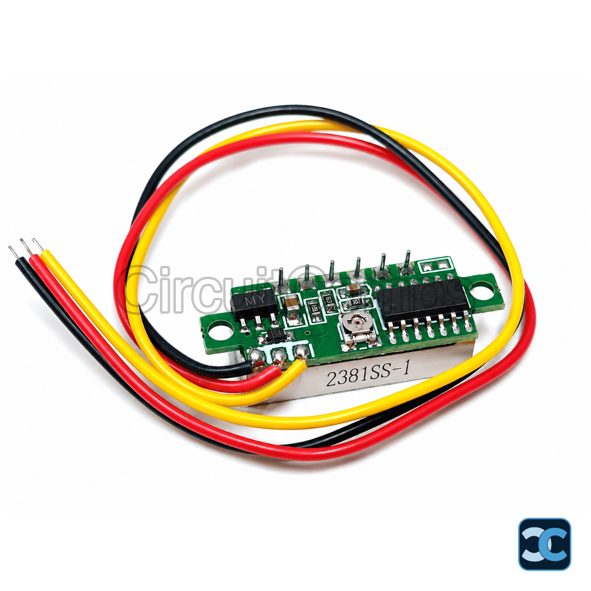 Mini 0.28 inch 3-Wire Red LED Digital Voltmeter (DC 0-100V)