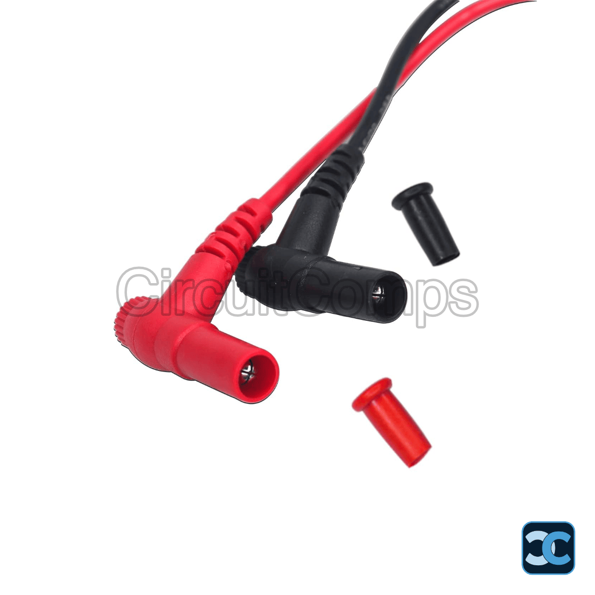 Multimeter Test Leads with Banana Plugs Gold-Plated Probe Tips 20A