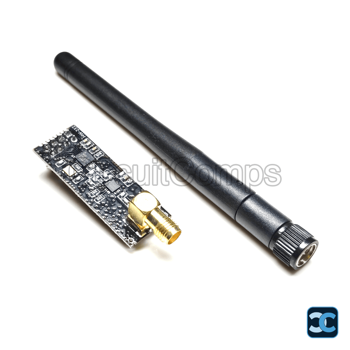 NRF24L01+PA+LNA 2.4GHz Wireless Transceiver Module with SMA Antenna