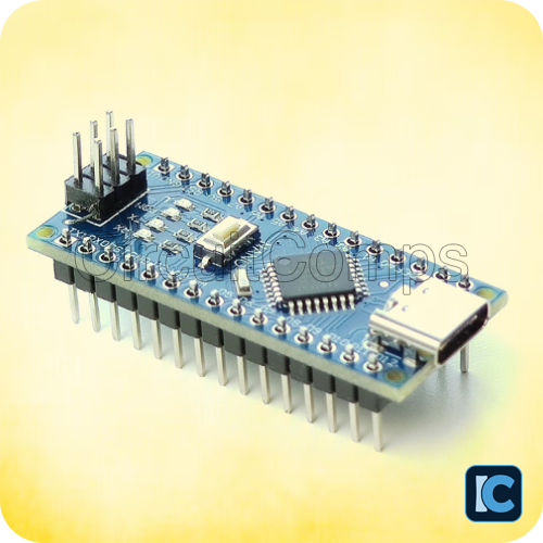 Arduino Nano V3.0 ATmega328P 5V/16MHz Type-C Development Board | CH340G Compatible Mini Microcontroller