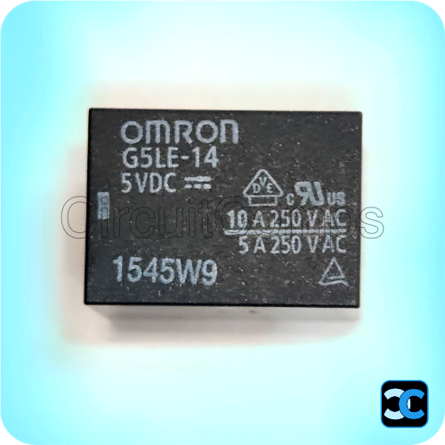 OMRON G5LE-14 DC24 SPDT 24V Relay 10A Through Hole