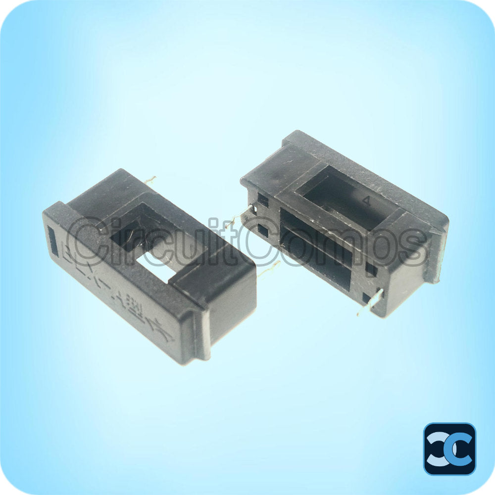 PCB Mount Fuse Holder 20x5mm 6.3A 250V with Cap