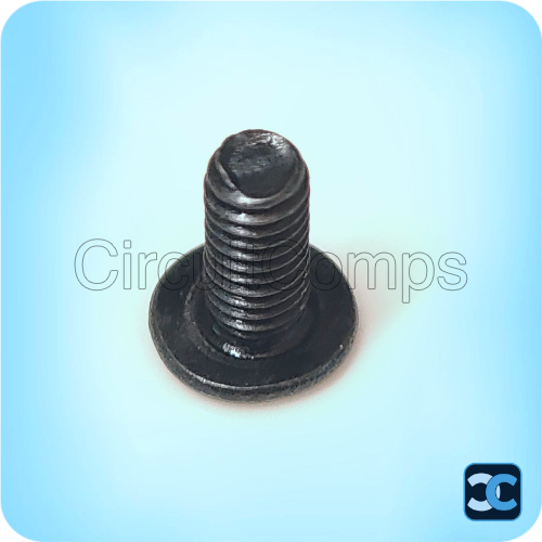 M2.5 x 6mm Phillips Round Head Laptop Screw Black Oxide