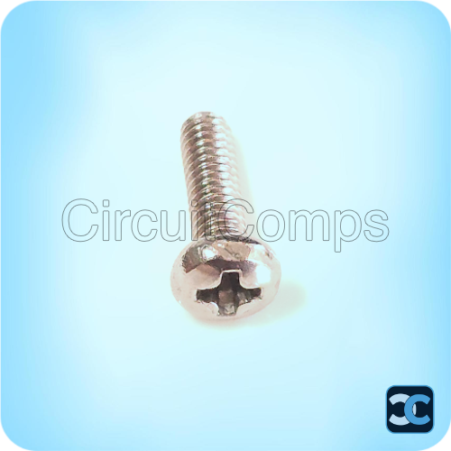 M2.5 x 8mm Phillips Pan Head SS304 Screw Stainless Steel