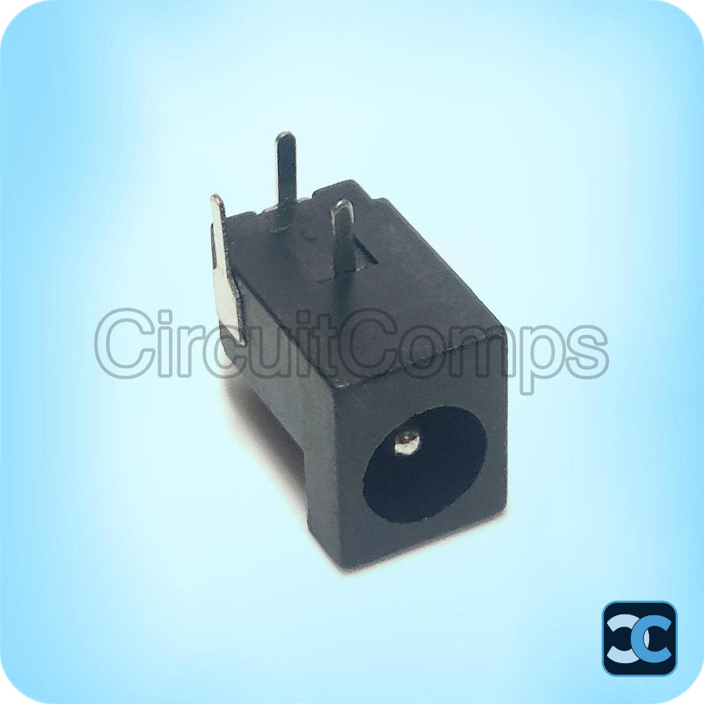 DC Power Socket 5.5x2.1mm 1mm Pin PCB Mount Barrel Jack