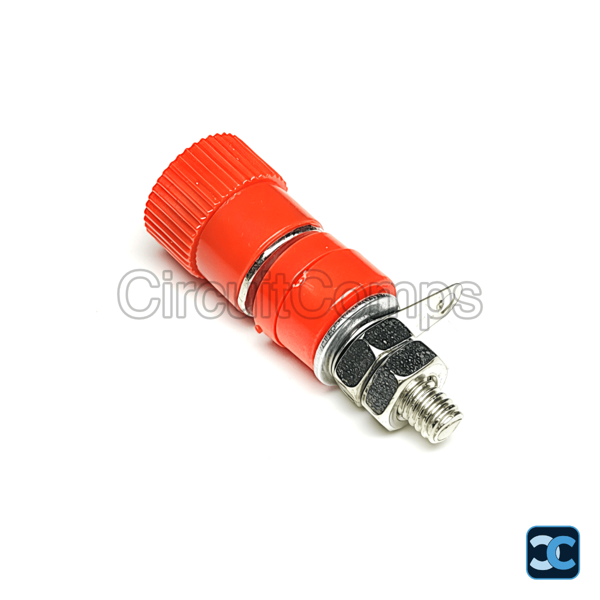 Red 4mm Banana Socket Terminal - Panel Mount