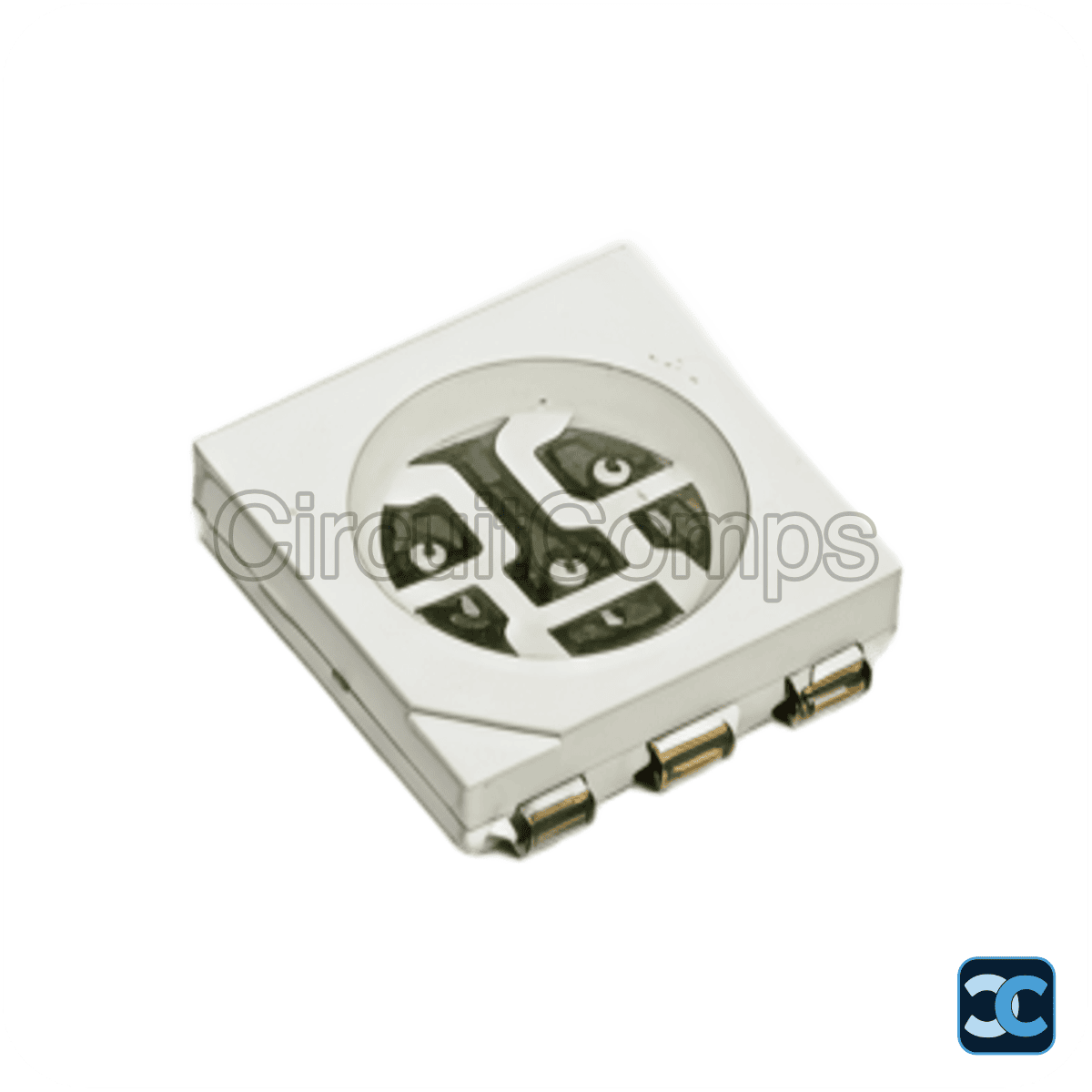 Red LED SMD 5050 Package - Triple Chip (3x Red LEDs)