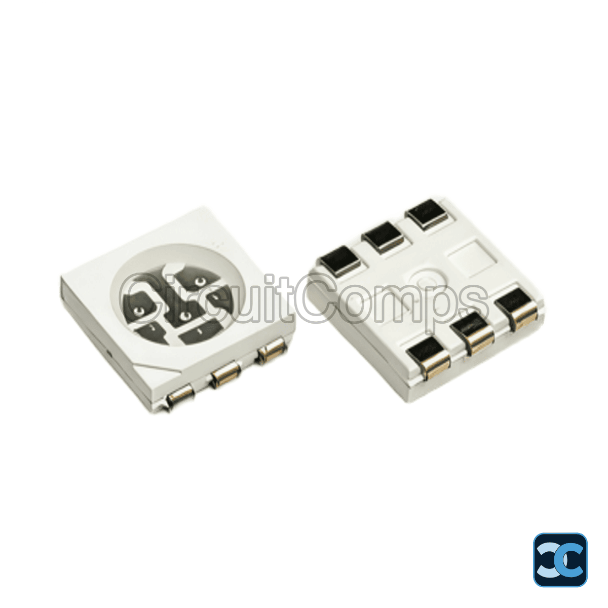 Red LED SMD 5050 Package - Triple Chip (3x Red LEDs)
