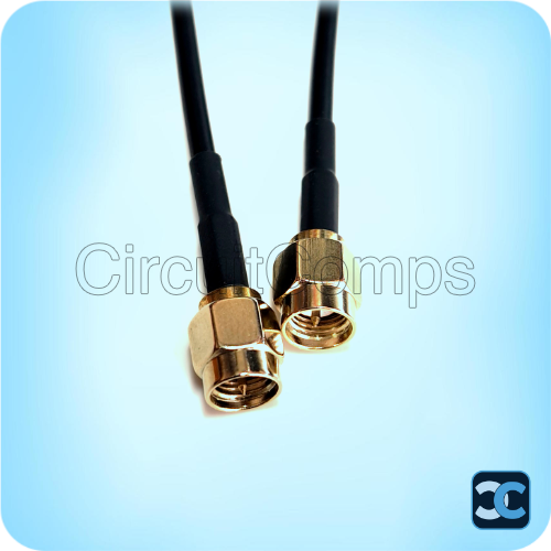 SMA Male to SMA Male Cable 1 Meter RG174 RF Coaxial Cable