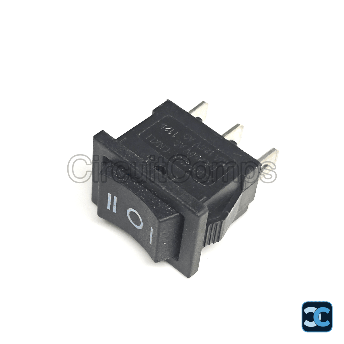 SPDT ON-OFF-ON Rocker Switch - Lock Action