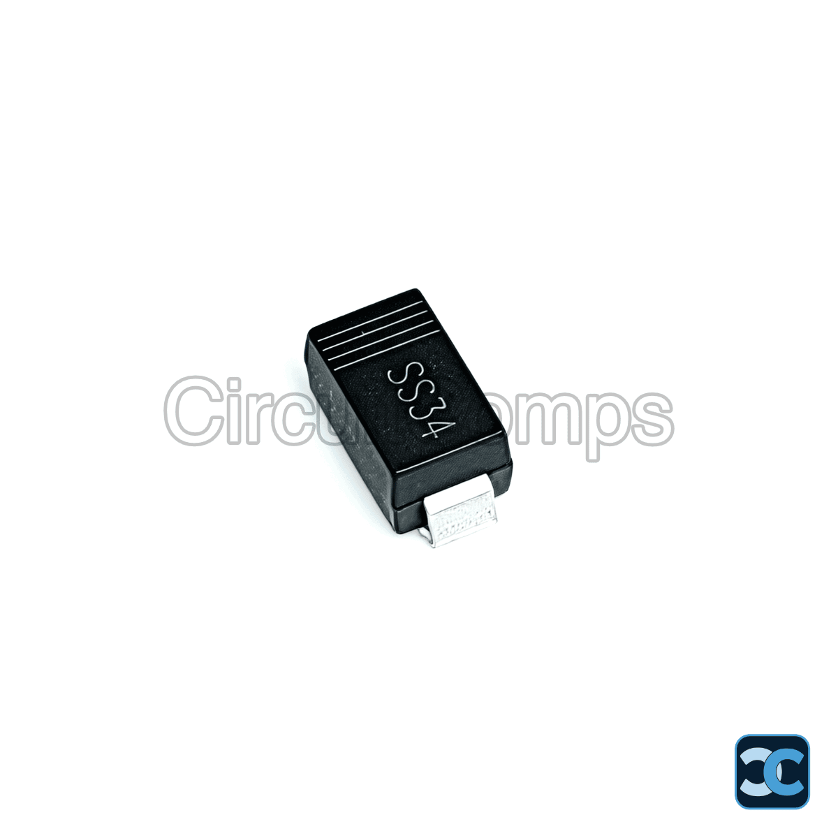 SS34A Schottky Diode SMA (DO-214AC) 3A 40V SMD - 1N5822 Equivalent