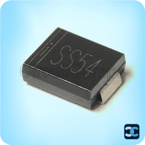 SS54 SMC 5A 40V Schottky Rectifier Diode – High-Efficiency SMD