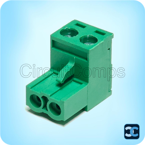 Xinya XY2500 2 Pin 5.08mm Female Right Angle Pluggable Terminal