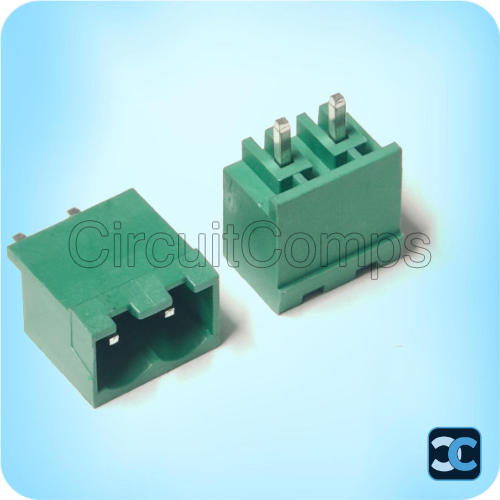 ZB XY2500 2 Pin 5.08mm Straight Male Closed Type Pluggable Terminal