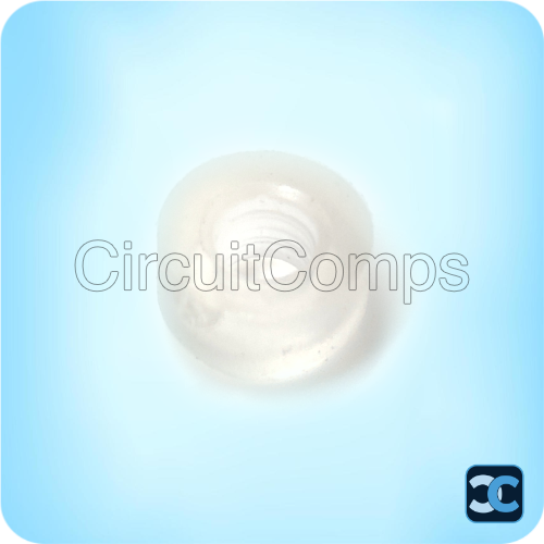 Transparent Silicone Switch Cap R6.4 Soft Flexible