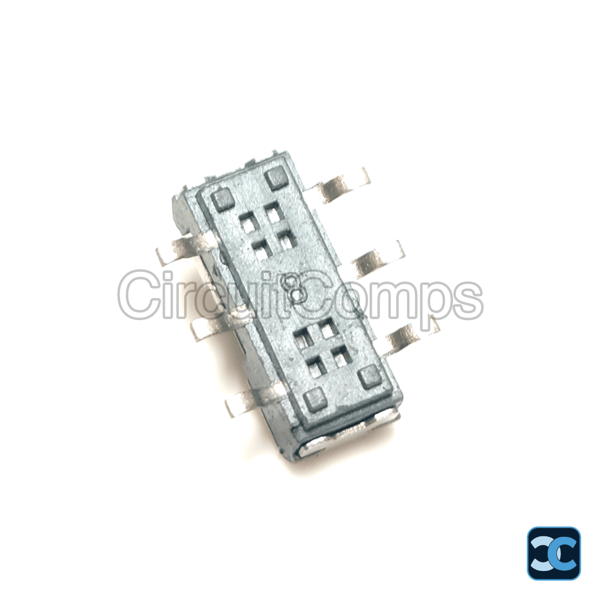 Slide Switch SMD Vertical 6-Pin DPDT 2-Position