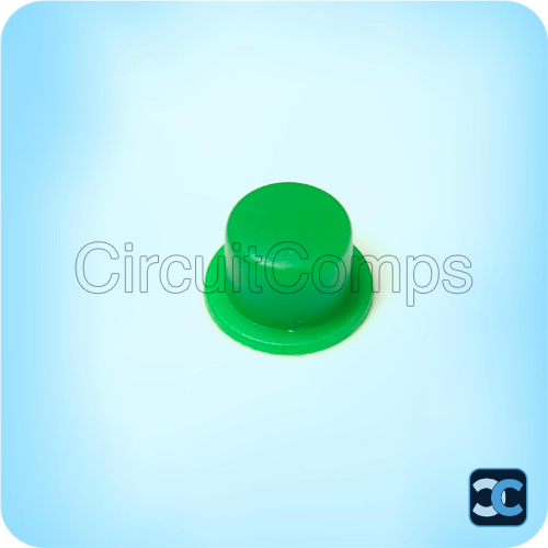 Blue Cap R5.5 ID 3.1mm for 6x6 Tactile Switch 10–16mm Height
