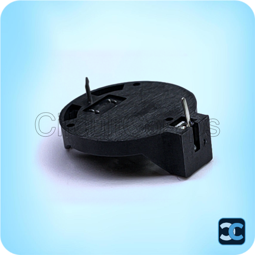 CR2032 Battery Holder | Top Spring Arm PCB Mount Coin Cell Holder