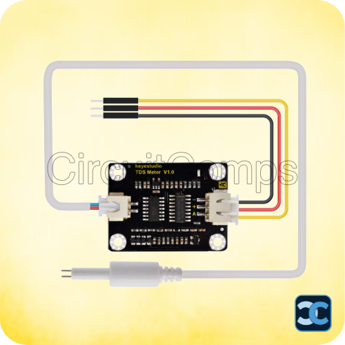 Analog TDS Water Conductivity Sensor Module Kit – Arduino-Compatible TDS Meter for Water Quality Testing