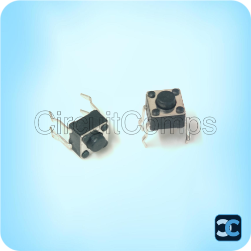 Tactile Switch 4 Pin 4.5x4.5x4.3mm Through Hole