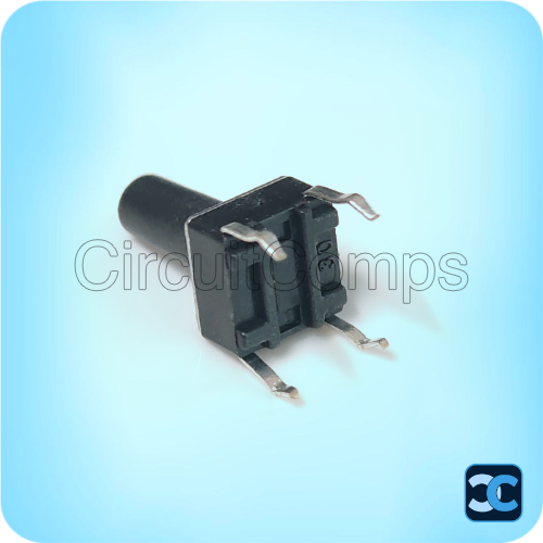 Tactile Switch 6x6x11mm 4 Pin Through Hole Momentary