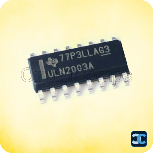 ULN2003ADR Darlington Transistor Array | SOP-16 7-Channel 50V/500mA Driver