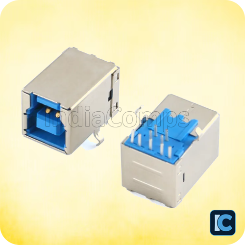 USB 3.0 Type B Male Connector – 9-Pin Right Angle