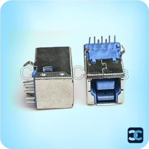 USB 3.0 Type B Male Connector – 9-Pin Right Angle