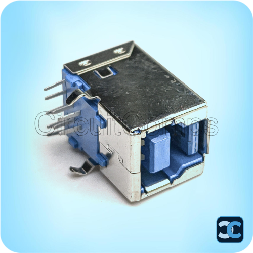 USB 3.0 Type B Male Connector – 9-Pin Right Angle