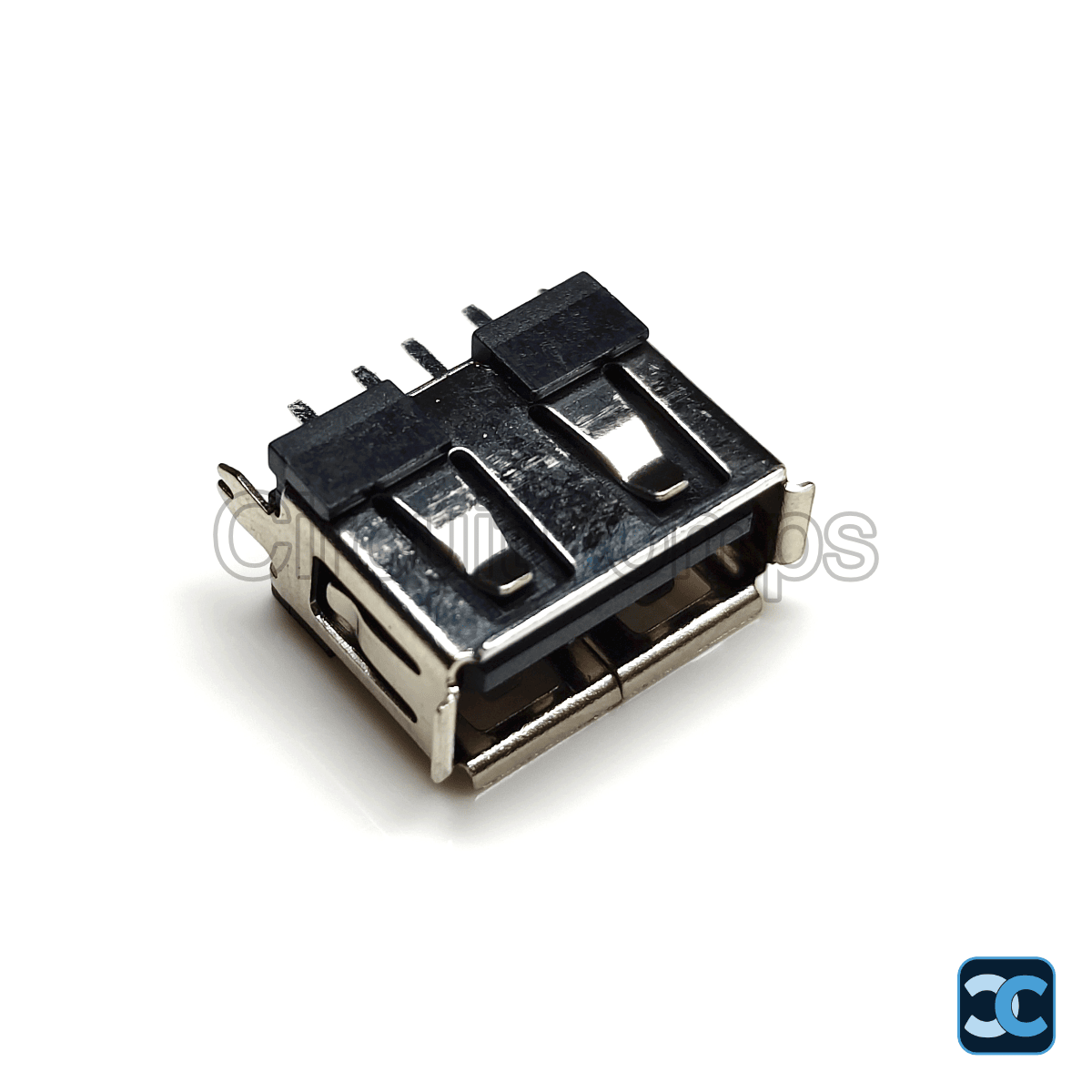 USB 2.0 Type A Female Through Hole PCB Connector