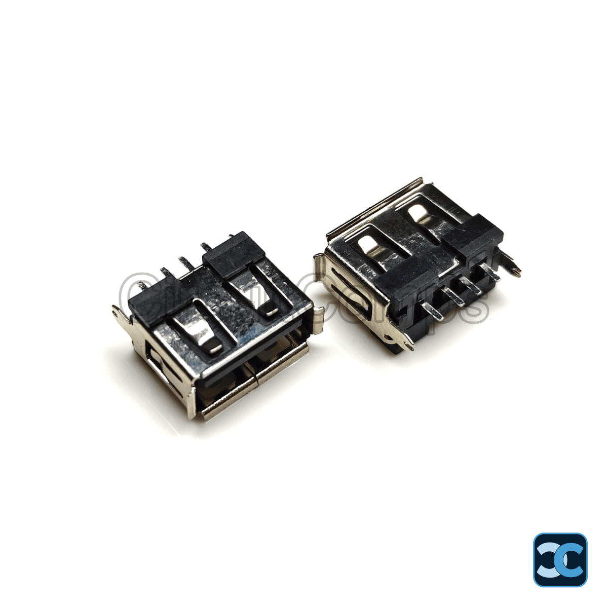 USB 2.0 Type A Female Through Hole PCB Connector