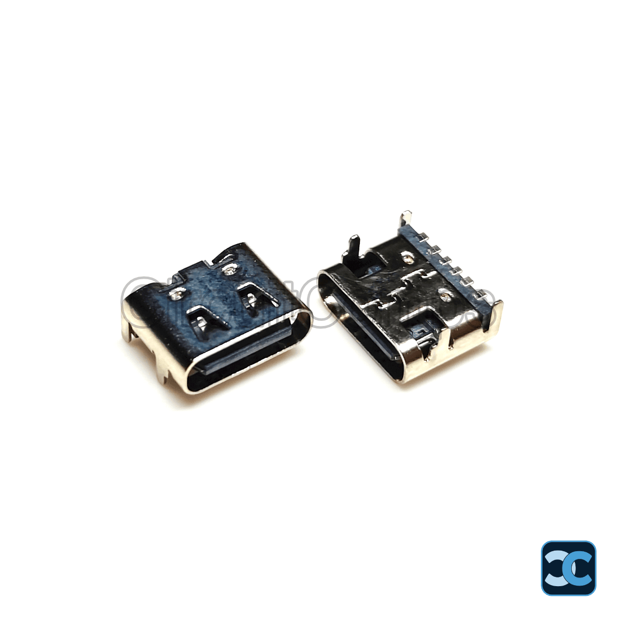 USB 3.1 Type-C Female 6 Pin SMD Reversible Charging Connector
