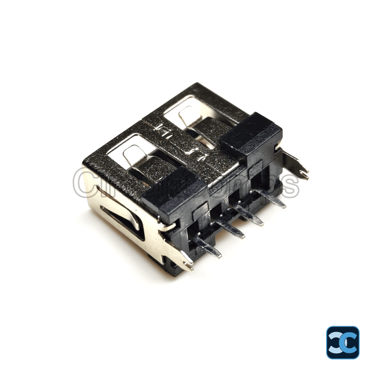 USB Type A Female 4 Pin Through Hole Connector 1.5A
