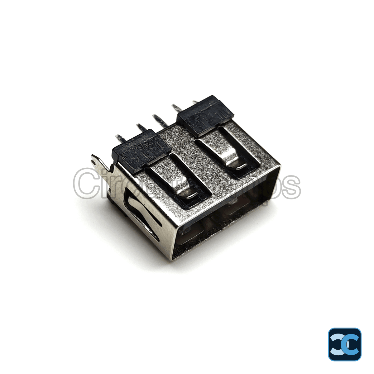 USB Type A Female 4 Pin Through Hole Connector 1.5A