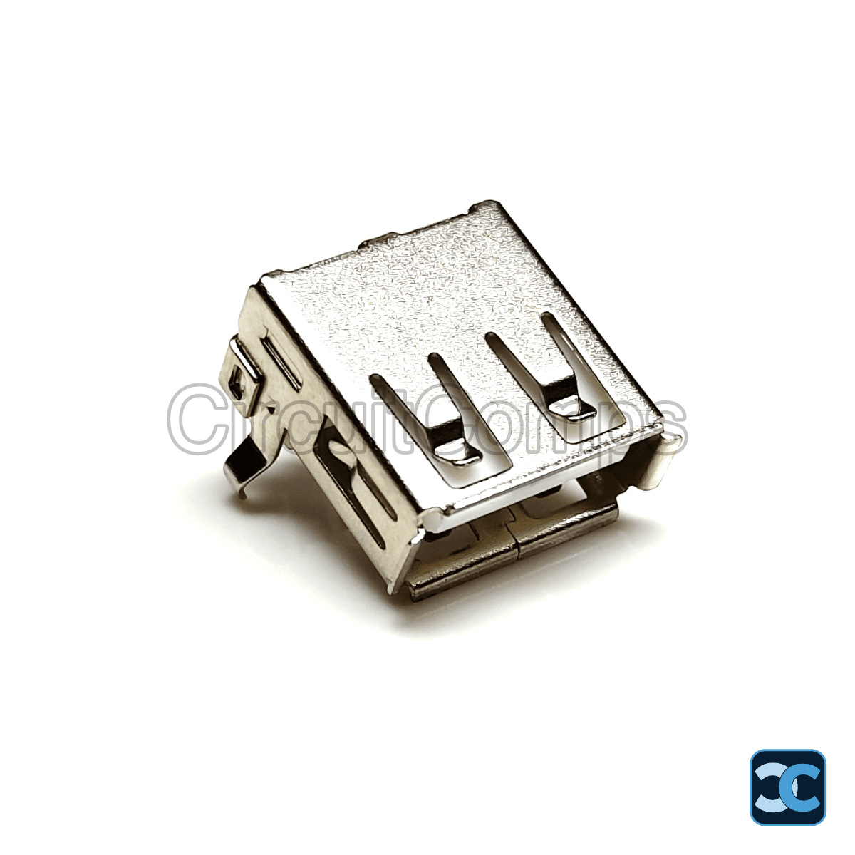 USB Type A Female Right Angle PCB Connector USB 2.0 4 Pin