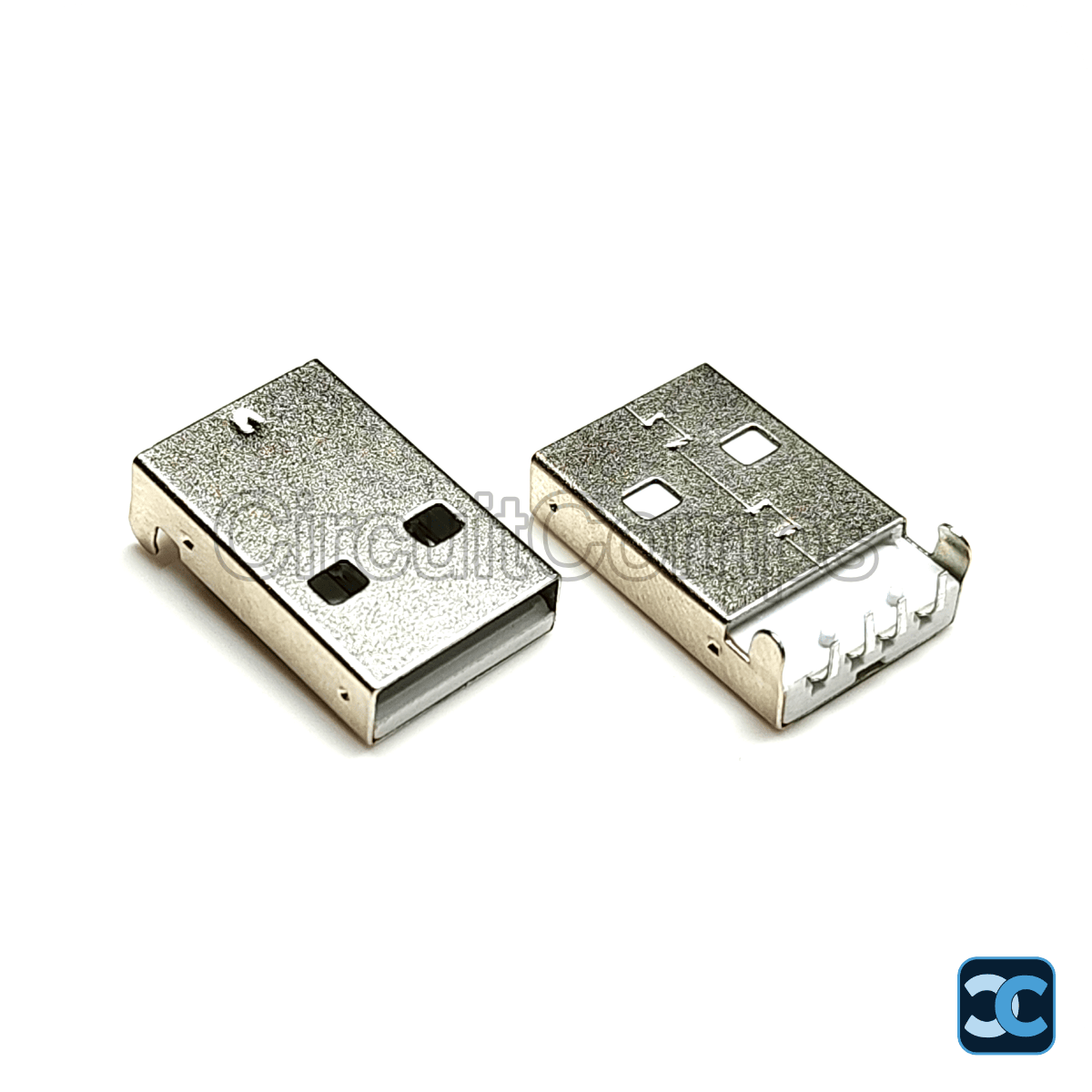 USB Type A Male Right Angle PCB Connector USB 2.0 Plug
