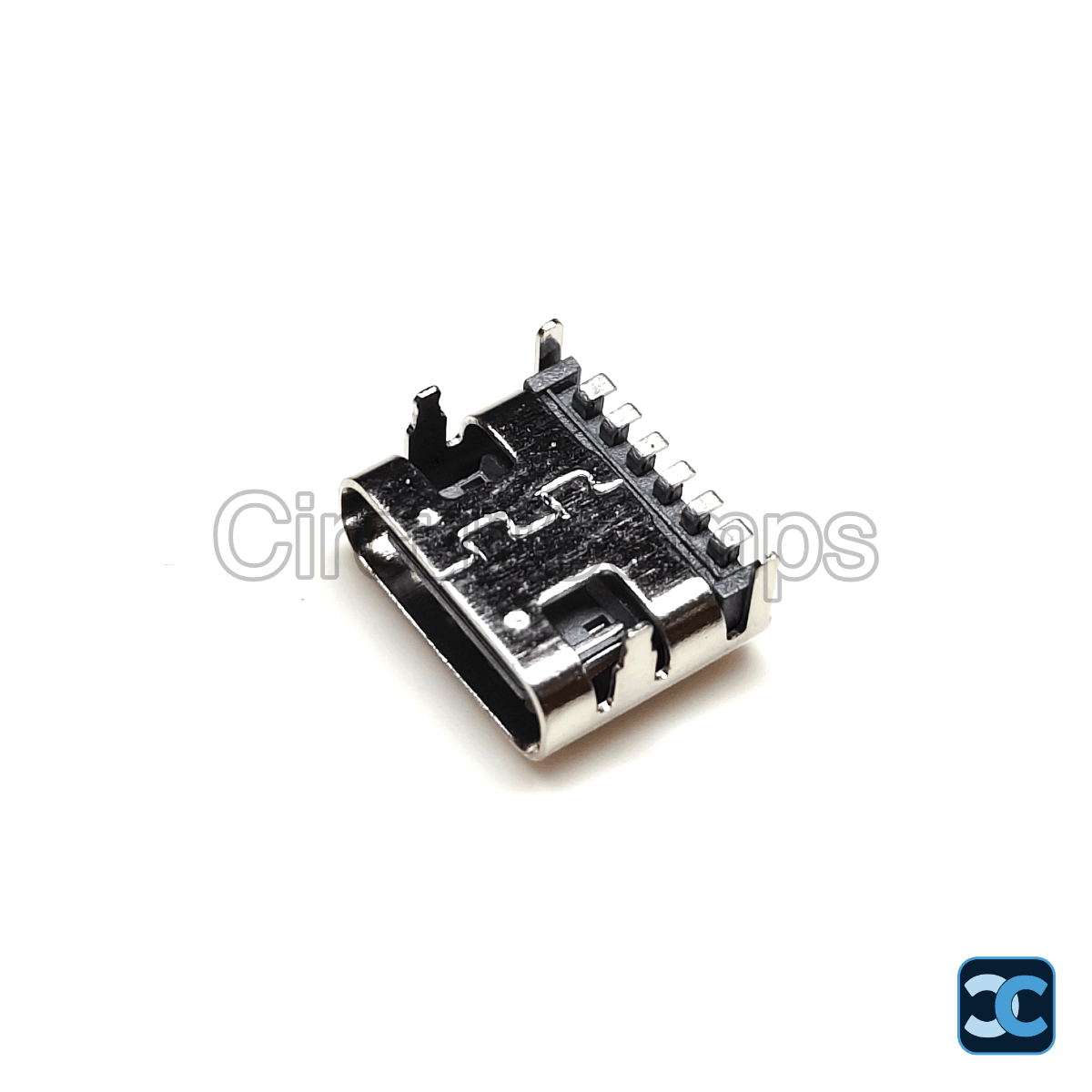 USB Type C Female 6 Pin SMD Connector 5A