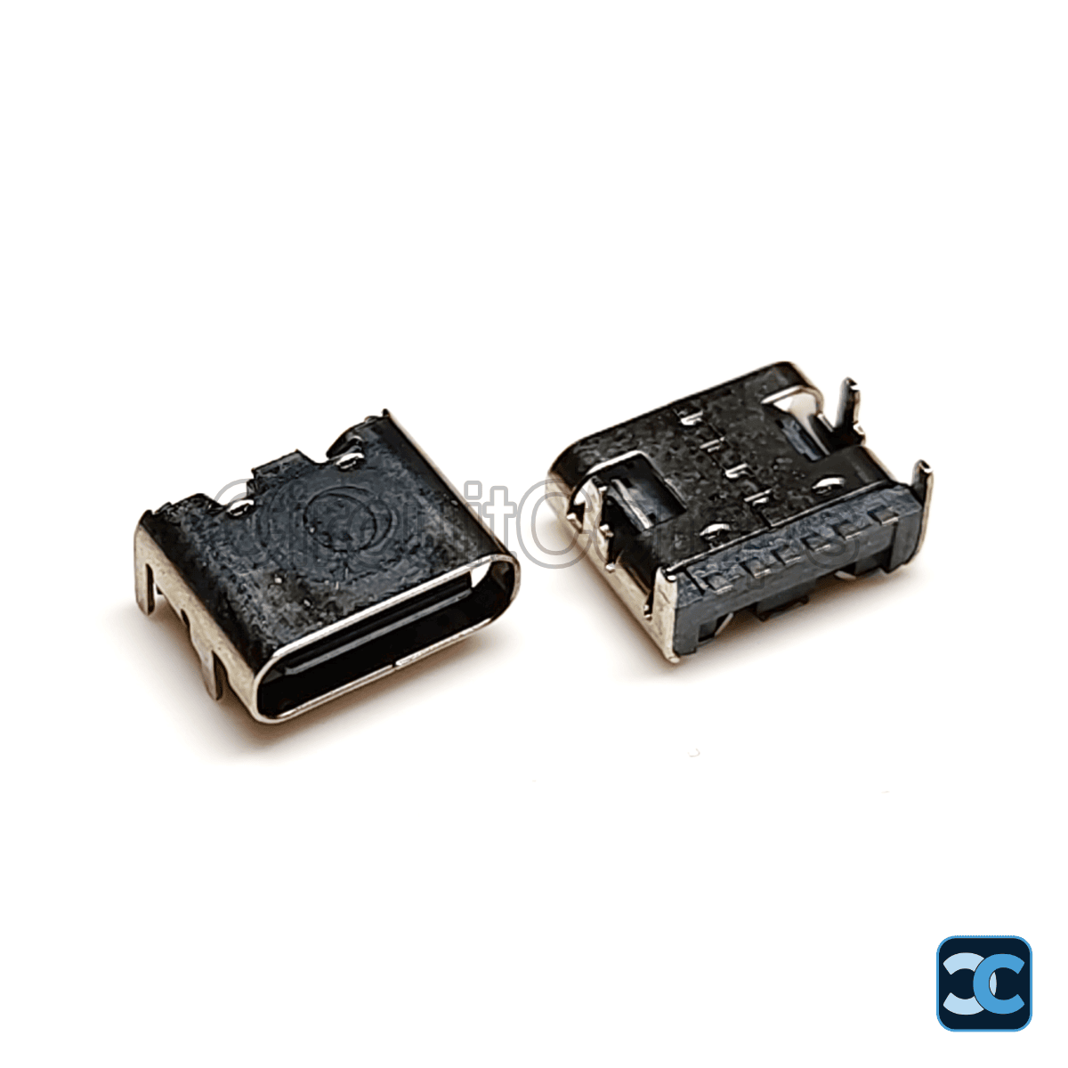 USB Type C Female 6 Pin SMD Connector 5A