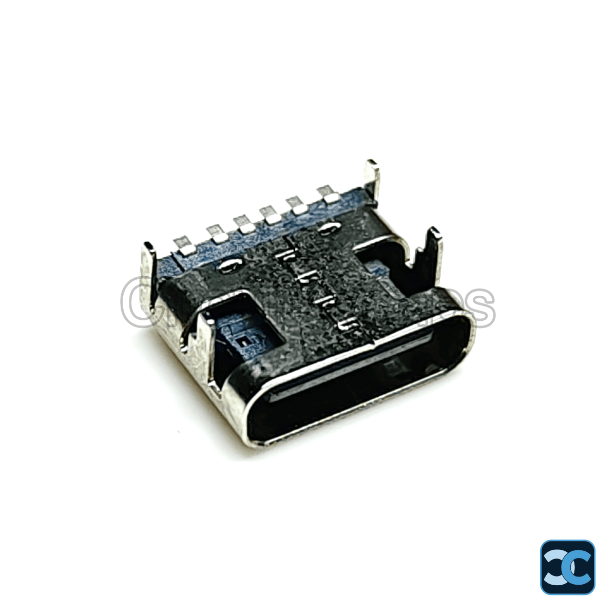 USB Type C Female 6 Pin SMD Connector 5A