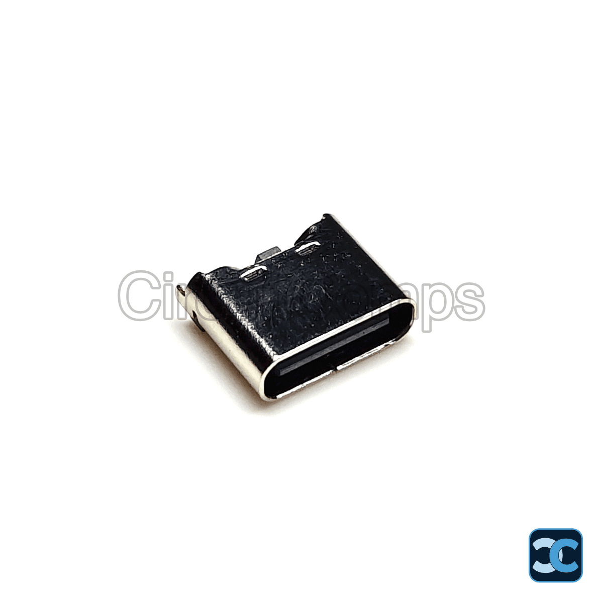 USB Type C Female 6 Pin Vertical SMD Connector